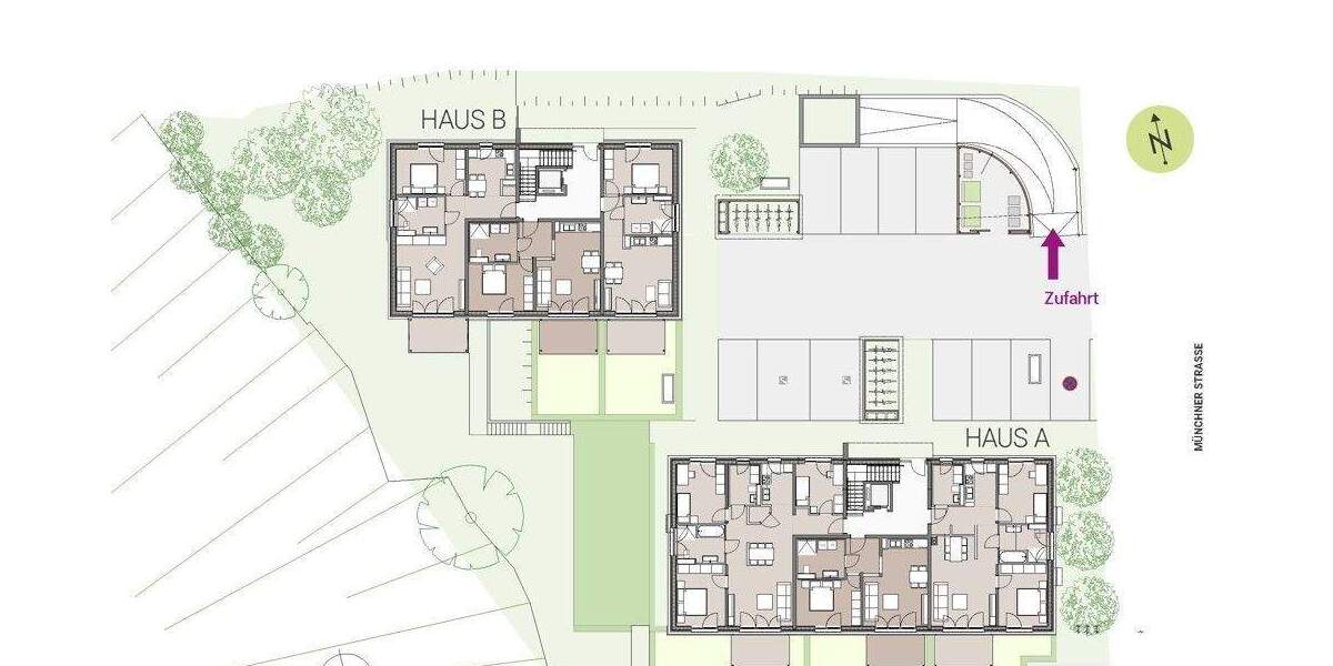 Etagenwohnung Roth - 3 Zimmer, 83 m&sup2;, 414.900&euro; | Angebot:25525461