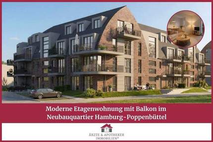 Wohnung Hamburg Poppenbüttel - 3 Zimmer, 65 m&sup2;, 489.000&euro; | Angebot:25864782