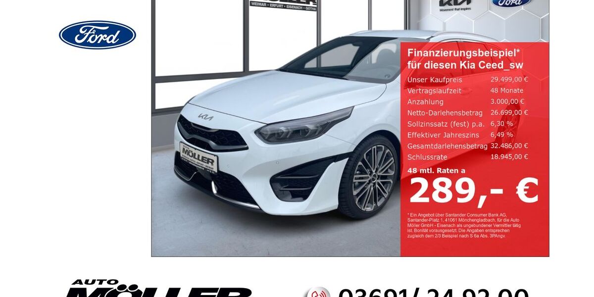 Kia ceed Sportswagon 9.989 km 29.499 &euro; Eisenach 99817