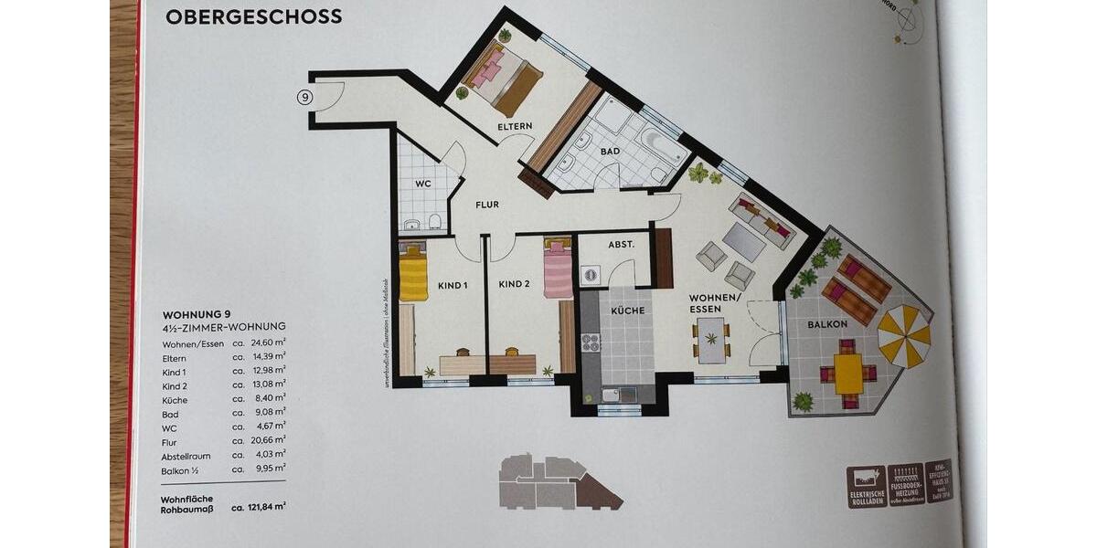 Hochparterre Neckarsulm - 4.5 Zimmer, 122 m&sup2;, 650.000&euro; | Angebot:26095545