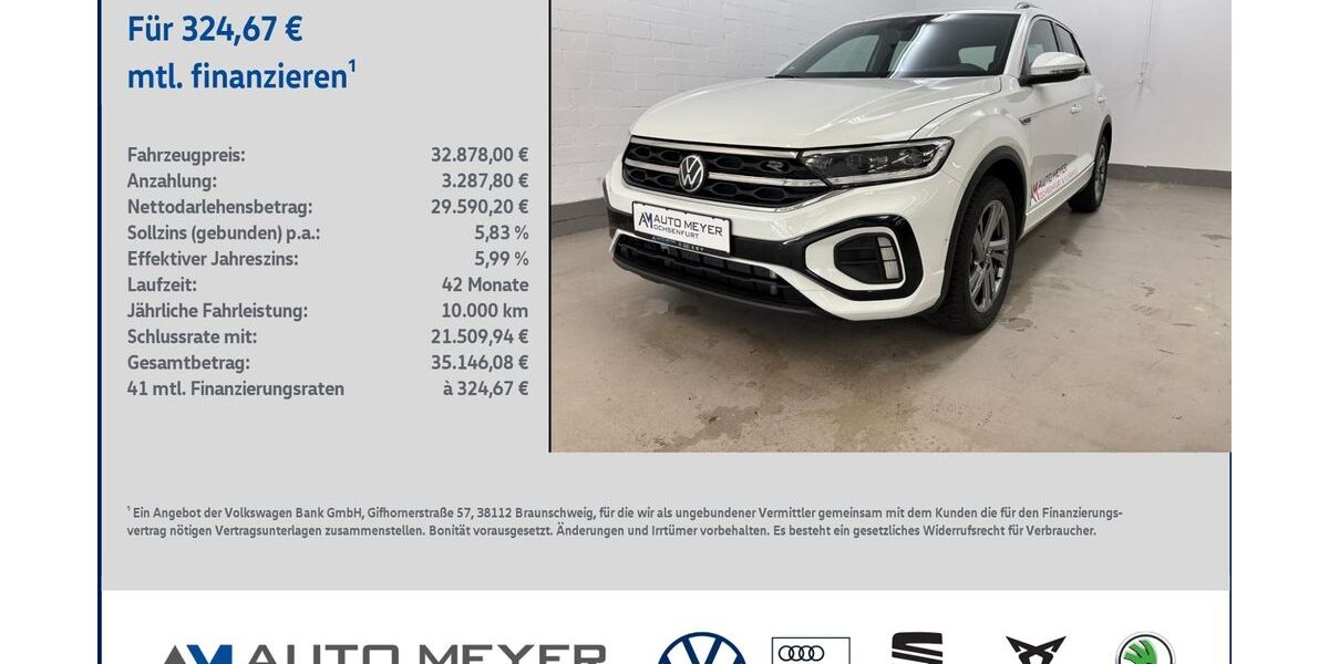 VW T-Roc 12.700 km 32.878 &euro; Ochsenfurt 97199