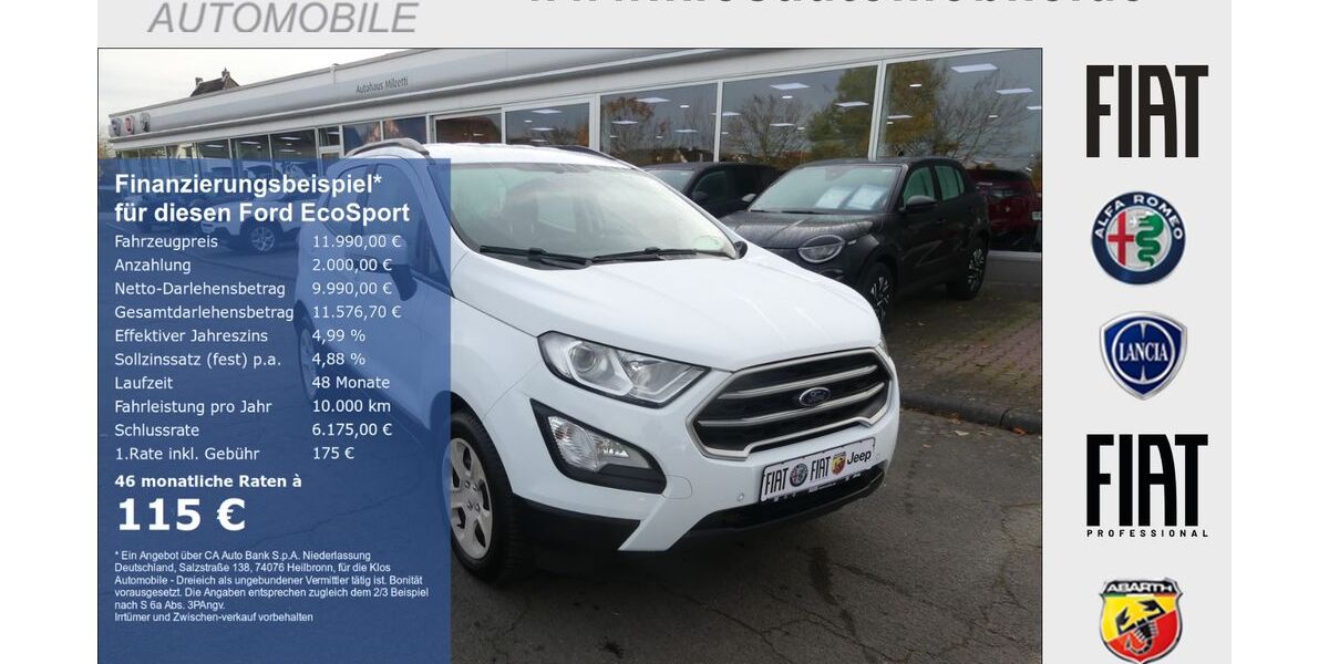 Ford EcoSport 75.978 km 11.990 € Dreieich 63303