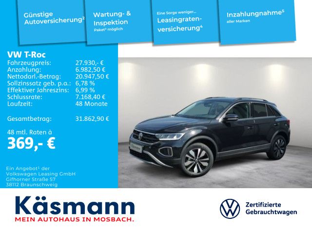 VW T-Roc 38.420 km 27.930 &euro; Mosbach 74821