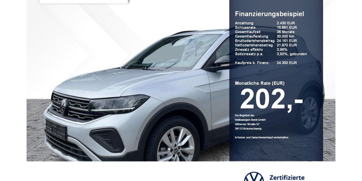 VW T-Cross 4.940 km 23.750 &euro; Erding 85435
