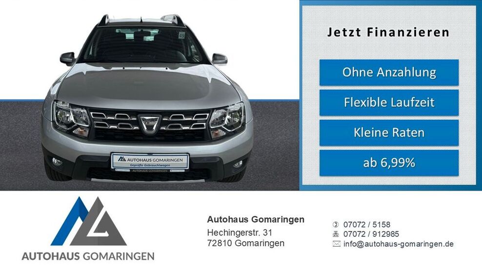 Dacia Duster 50.000 km 13.999 € Gomaringen 72810