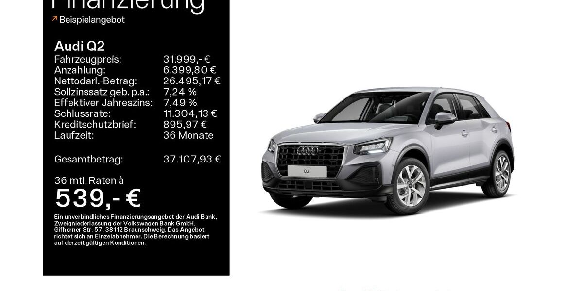 Audi Q2 18.400 km 31.999 &euro; Mühlheim 63165