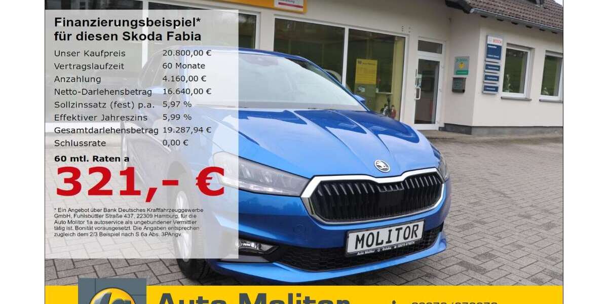 Skoda Fabia 1.500 km 20.800 &euro; Eslohe 59889