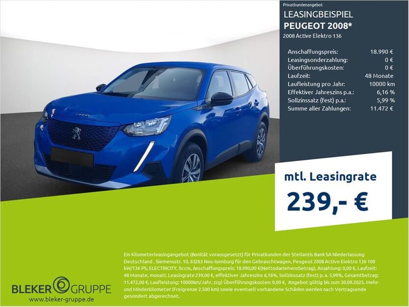 Peugeot 2008 31.312 km 17.480 € Münster - Amelsbüren 48163