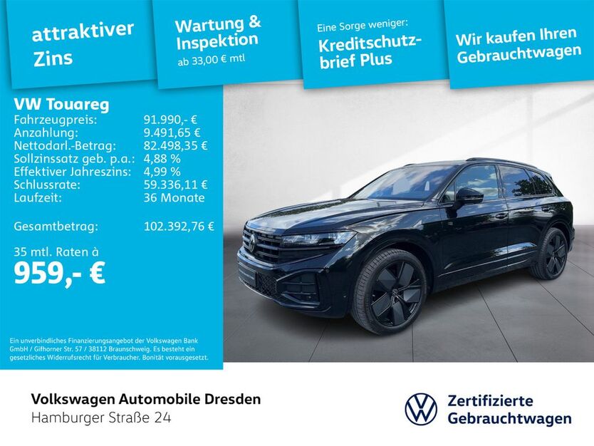 VW Touareg 9.500 km 91.990 € Dresden 01067