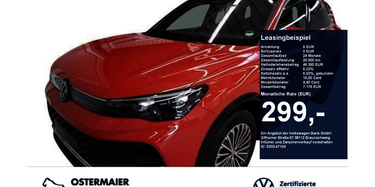 VW Tiguan 12.110 km 46.360 &euro; Vilsbiburg 84137