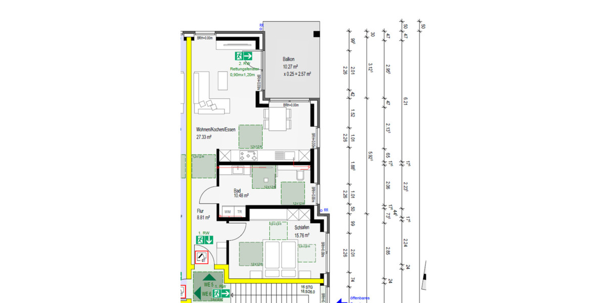 Etagenwohnung Borken - 2 Zimmer, 64 m&sup2;, 840&euro; | Angebot:24861995