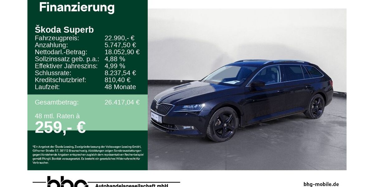 Skoda Superb 95.500 km 22.990 &euro; Durmersheim 76448