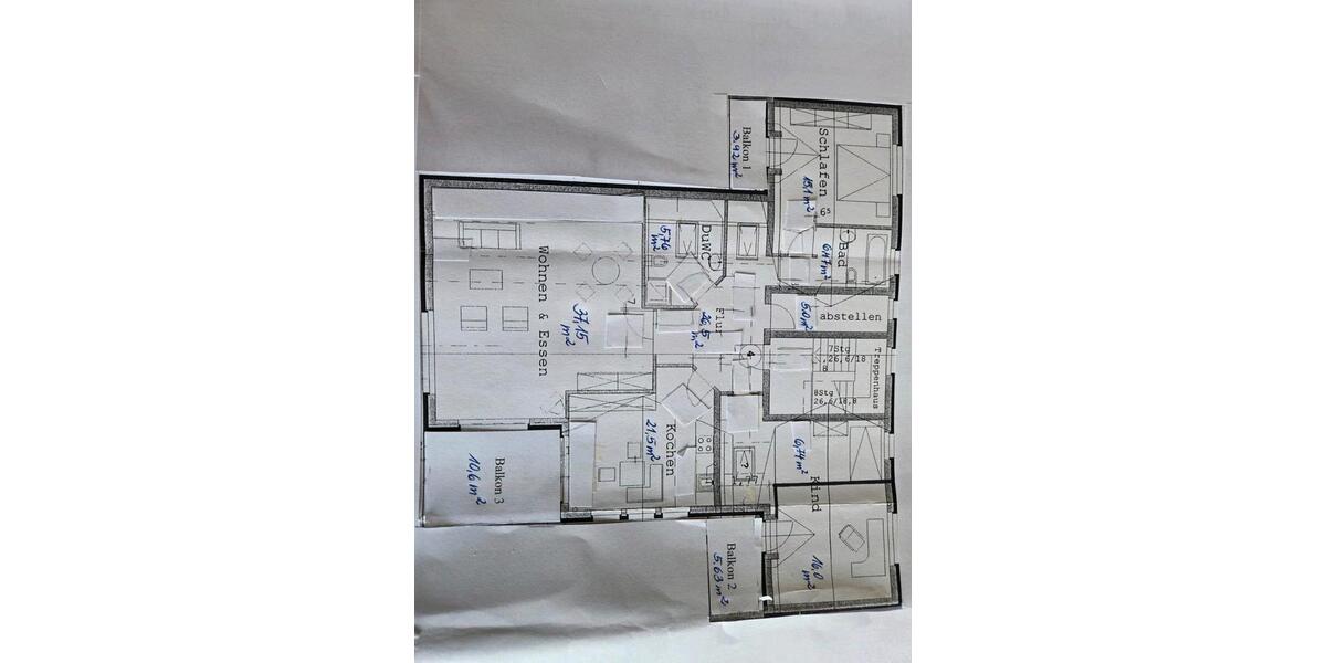 Etagenwohnung Heilbad Heiligenstadt - 6 Zimmer, 150 m&sup2;, 1.400&euro; | Angebot:26194125