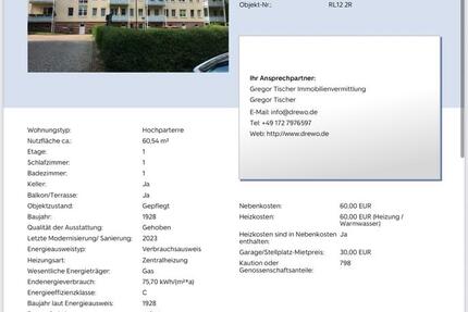 Wohnung Kolkwitz - 2 Zimmer, 60 m&sup2;, 465&euro; | Angebot:24598222