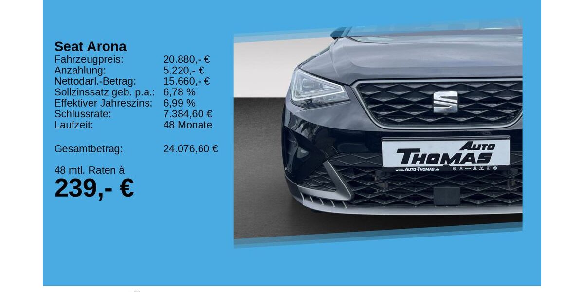 Seat Arona 20.139 km 20.880 &euro; Hennef 53773