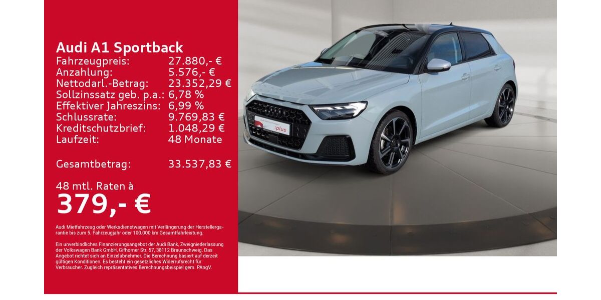 Audi A1 9.000 km 27.880 &euro; Kirchheim 73230