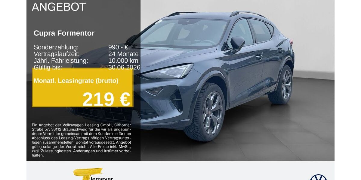 Cupra Formentor 25.932 km 33.560 &euro; Remscheid 42897