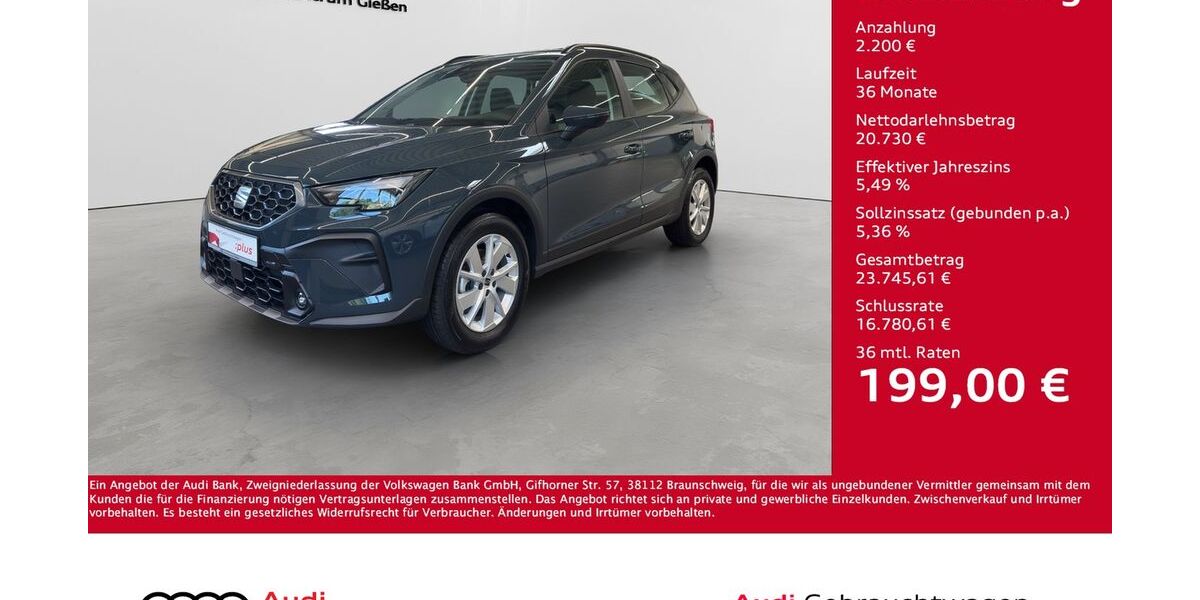 Seat Arona 1.050 km 22.930 &euro; Giessen 35394