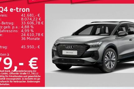 Audi Q4 e-tron 47.345 km 41.681 &euro; Eching 85386