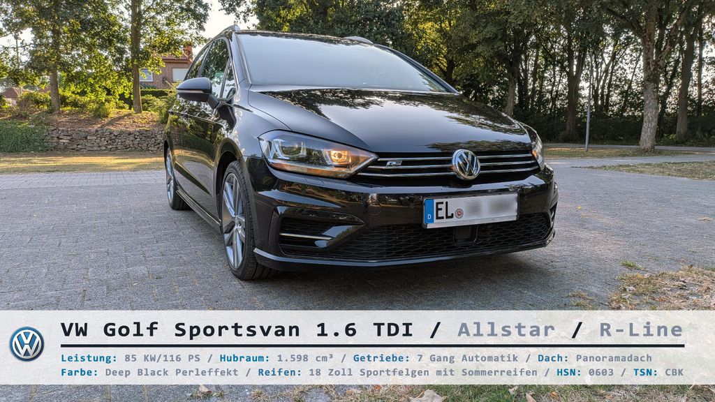 VW Golf Sportsvan 156.642 km 12.700 &euro; Meppen 49716