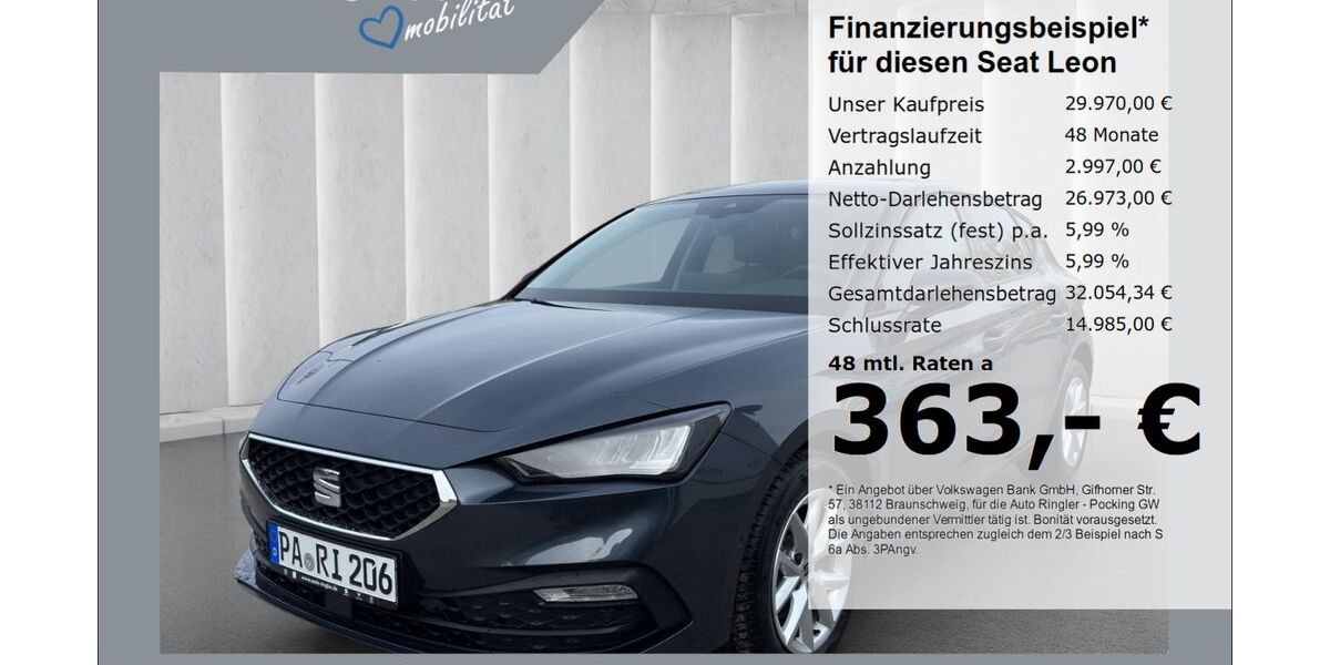 Seat Leon 2.500 km 29.970 &euro; Pocking 94060