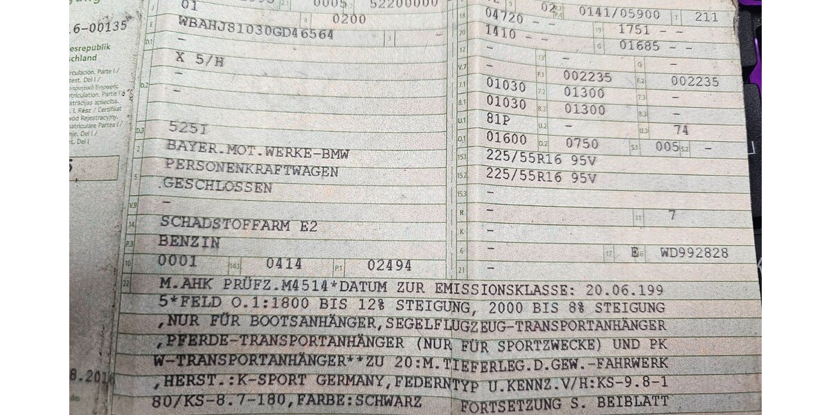 BMW 525 ix 267.000 km 9.000 € Meißen 01662