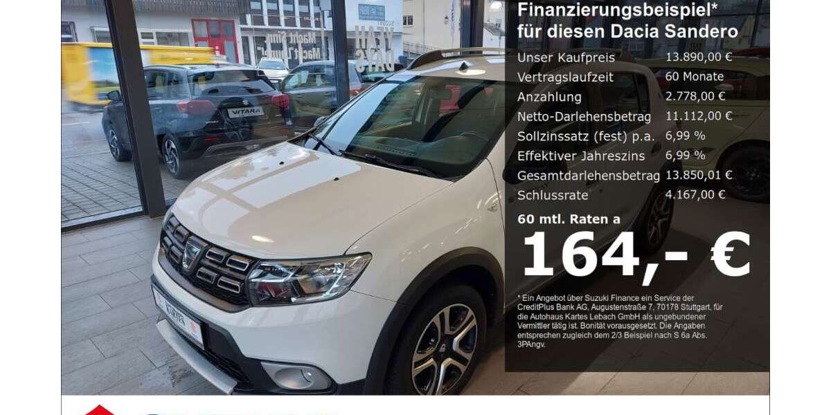Dacia Sandero 58.285 km 13.890 &euro; Lebach 66822