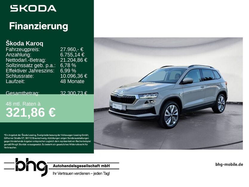 Skoda Karoq 68.600 km 27.960 € Kehl 77694