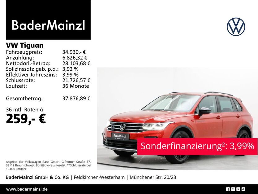 VW Tiguan 61.400 km 34.930 € Feldkirchen/Westerham 83620