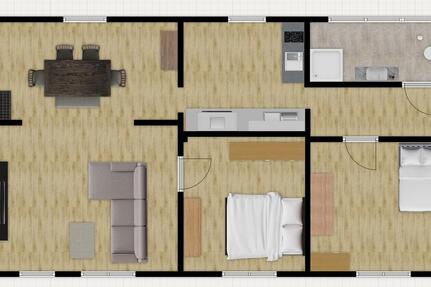 Frisch sanierte 3,5 Zimmer Wohnung in Osterwald - ab 01.06.25