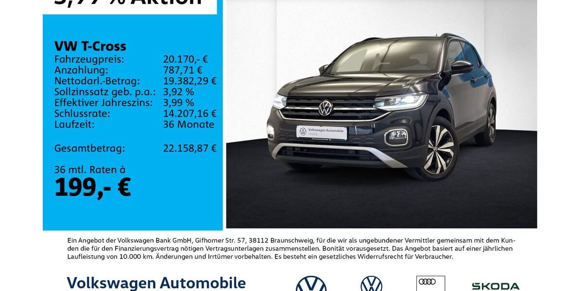 VW T-Cross 31.357 km 19.870 &euro; Leipzig 04277