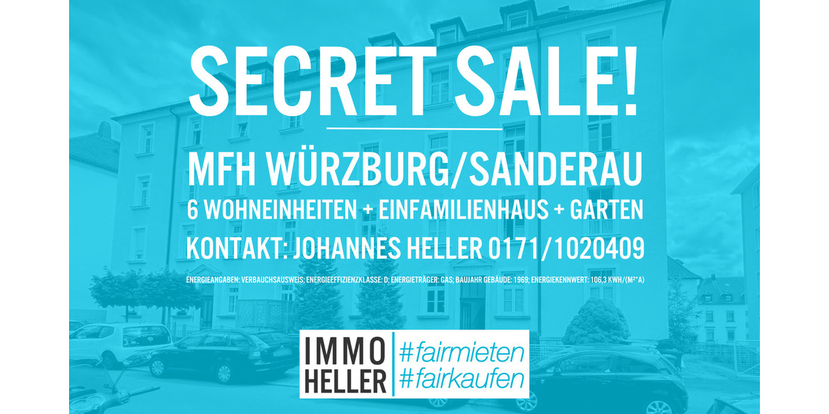 MFH + EFH für Projektentwickler WürzburgSanderau 2 zimmer