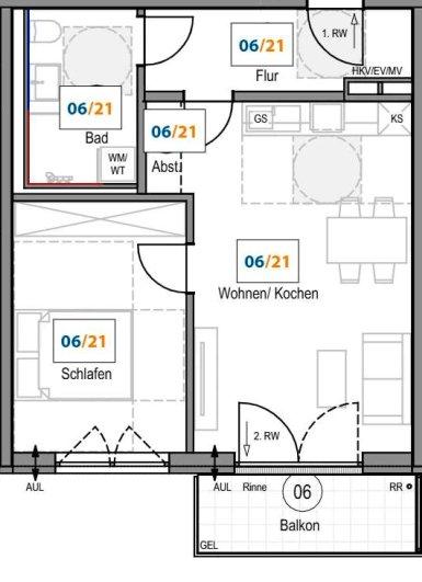 Etagenwohnung Ruhpolding - 2 Zimmer, 54 m&sup2;, 820&euro; | Angebot:26535710
