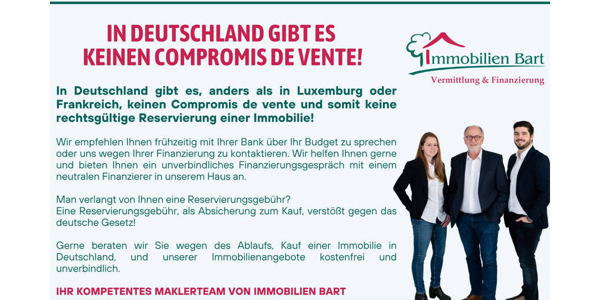 Etagenwohnung Mettlach / Orscholz Orscholz - 2 Zimmer, 54 m&sup2;, 184.800&euro; | Angebot:26117705