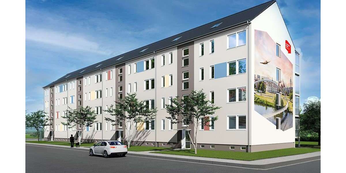 Etagenwohnung Dessau-Roßlau Roßlau - 3 Zimmer, 59 m&sup2;, 490&euro; | Angebot:26794147