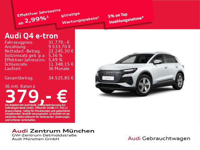Audi Q4 e-tron 28.309 km 31.779 &euro; München 80935