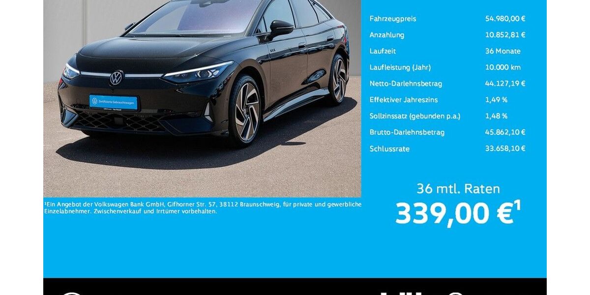 VW ID.7 10.561 km 54.980 &euro; Trier 54292