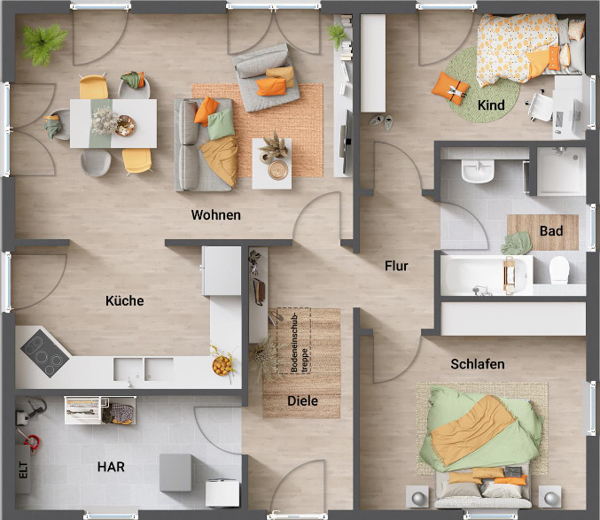 Mehrfamilienhaus, Wohnhaus Traben-Trarbach Trarbach - 3 Zimmer, 90 m&sup2;, 355.400&euro; | Angebot:25745803