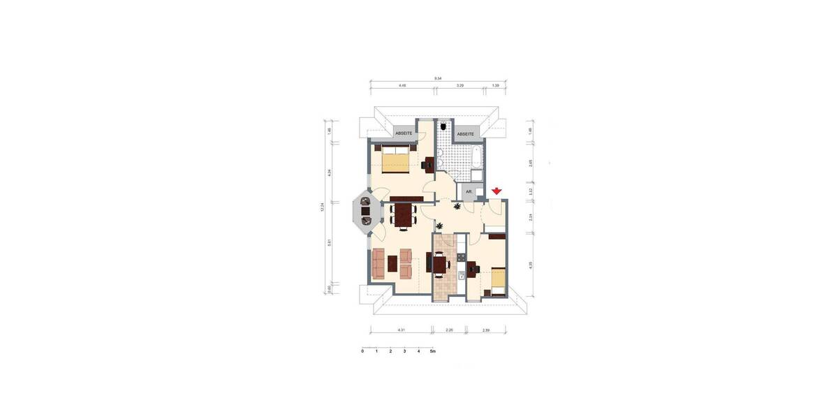 Etagenwohnung Klingenmünster - 3 Zimmer, 93 m&sup2;, 900&euro; | Angebot:26904396
