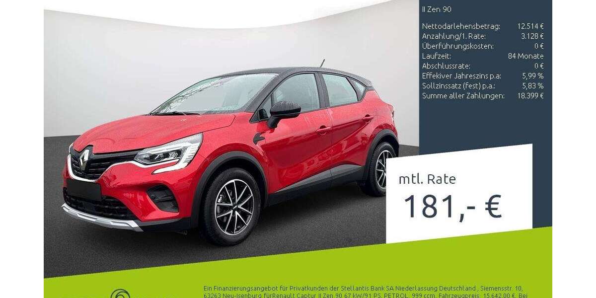 Renault Captur 24.140 km 14.999 &euro; Dortmund 44263
