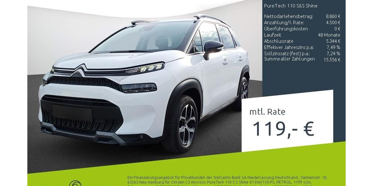 Citroen C3 Aircross 33.833 km 13.220 &euro; Bocholt 46395