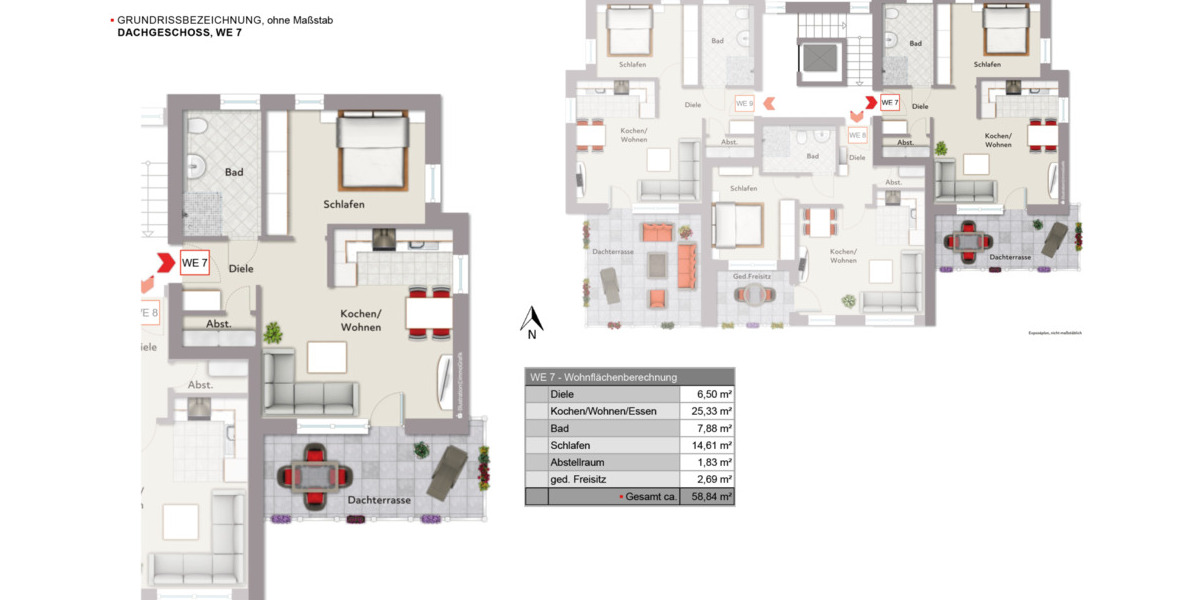 Neubau-Eigentumswohnungen mit 2 - 3 Zimmern***1799 R in Schloß Holte 2 zimmer