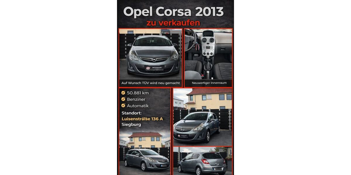 Opel Corsa 50.881 km 7.500 &euro; Siegburg 53721