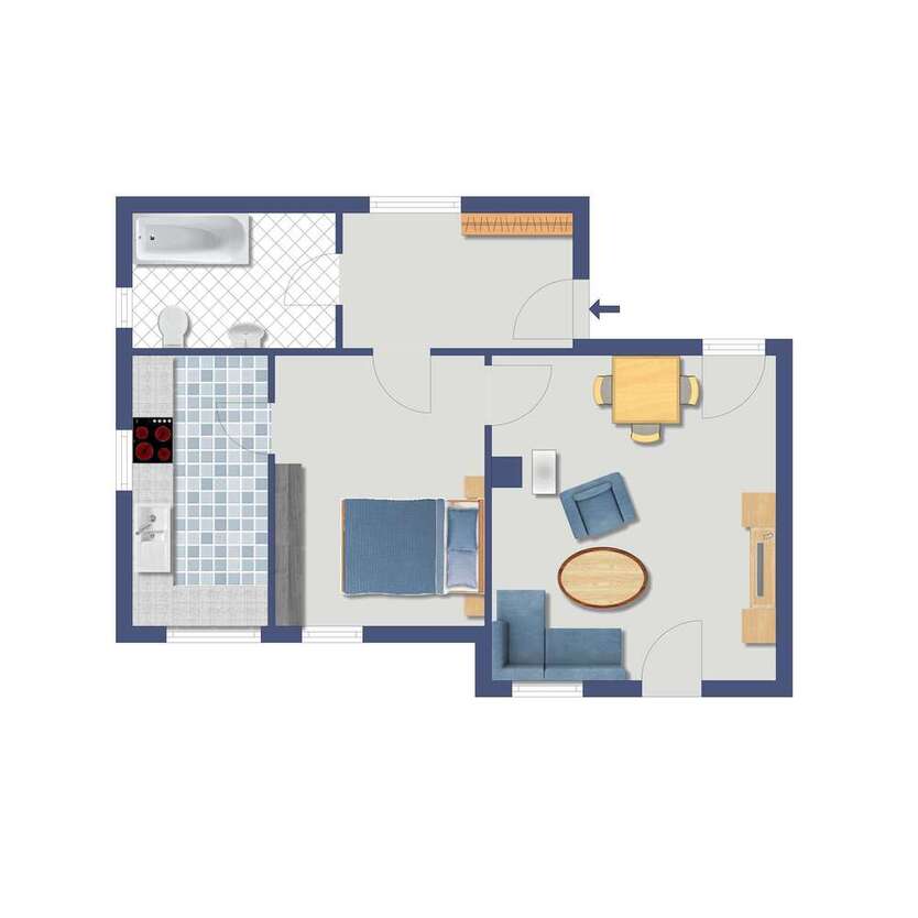 Haus zum Kaufen in Weigendorf 115.000 € 49 m²