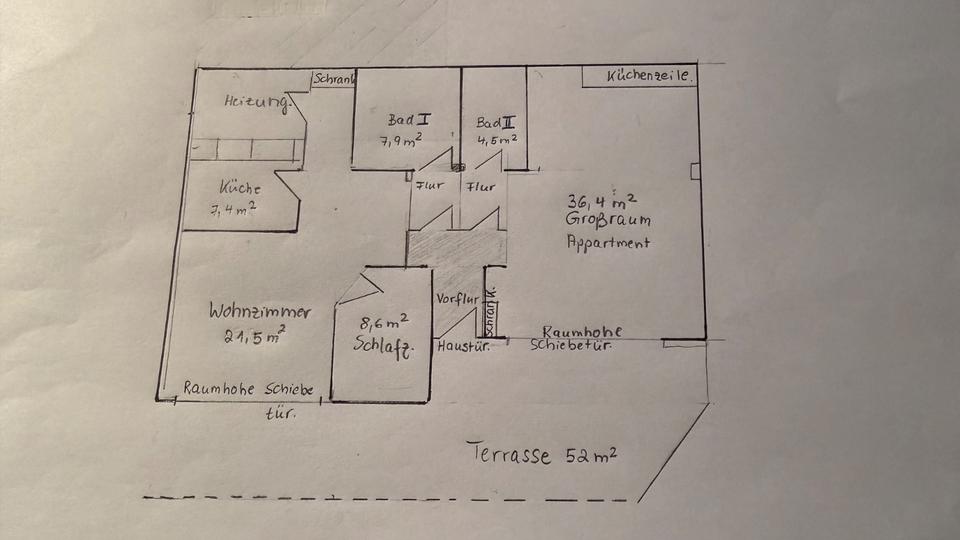 Terrassenwohnung Möhnesee - 3 Zimmer, 100 m&sup2;, 1.350&euro; | Angebot:26248824