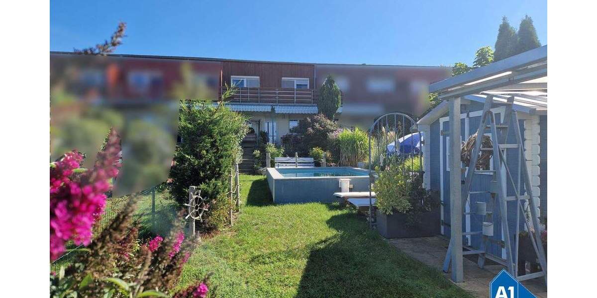 Modernisiertes Reihenmittelhaus mit Pool, idyllischem Garten in Wörmlitz Halle (Saale) 4 zimmer