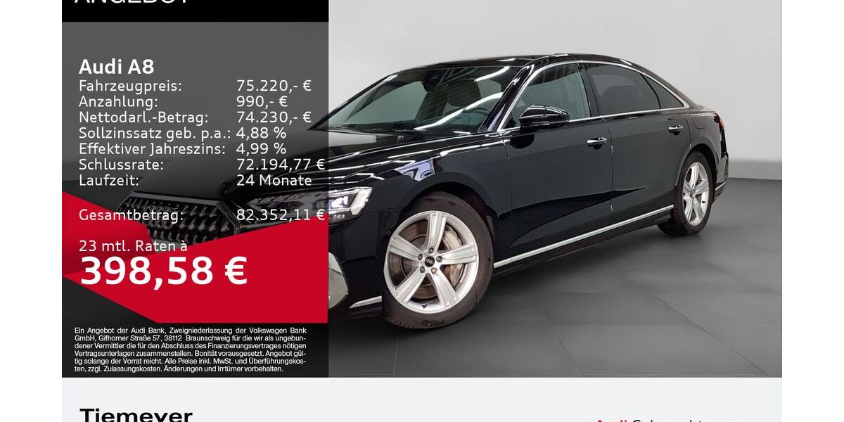 Audi A8 18.794 km 74.330 &euro; Bochum 44809