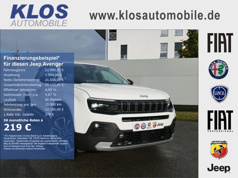 Jeep Avenger 5.700 km 22.990 € Saarbrücken - Dudweiler 66125
