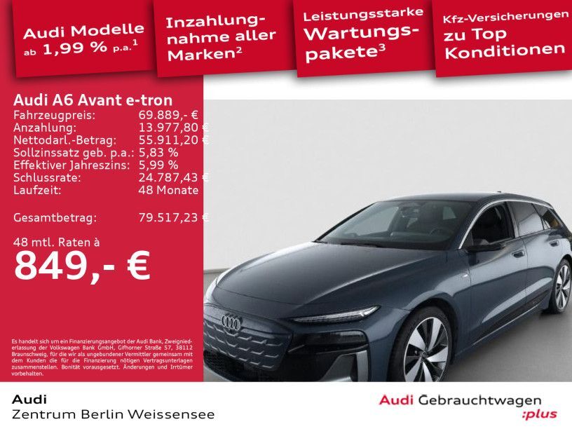 Audi A6 e-tron 4.789 km 69.889 € Berlin 13088