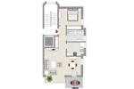 Etagenwohnung Glücksburg (Ostsee) - 2 Zimmer, 62 m&sup2;, 690&euro; | Angebot:26624194